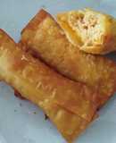 Tequeños de pulpa de cangrejo