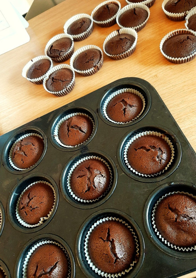 ☕Csokis-kávés muffin ☕ recept fotója