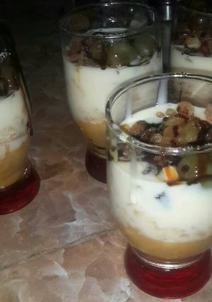 صورة لوصفة حلى كاسات ببسكويت ماري🍪
