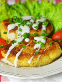 Фото Картофельные зразы с мясом.