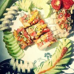 A picture of Bruschetta.