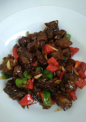 Foto resep Daging lada hitam