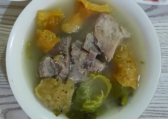 Steps to Make Homemade Pork ribs sour soup