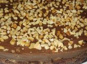 Una foto di torta biscotti cioccolato