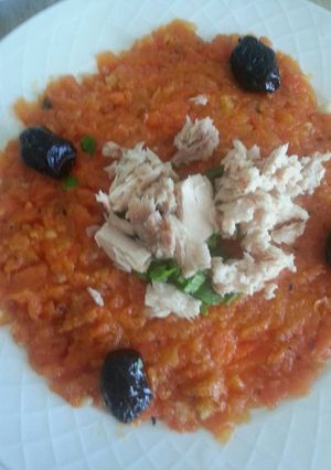 صورة لوصفة سلاطة سفنارية تونسية (جزر)
