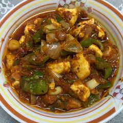 Kadhai paneer A picture of Kadhai paneer.