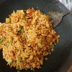 A picture of Street style tawa pulao.