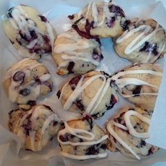 A picture of Blueberry Muffin Cookies.