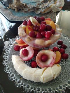 عکسی از دستور کاسه یخی میوه ای