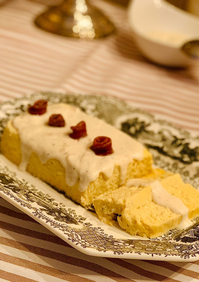 Una foto de Pastel de puerros cremoso en Thermomix