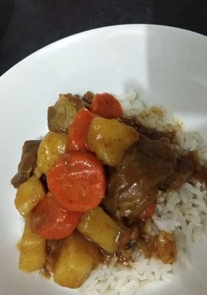 A picture of Simple lamb stew.