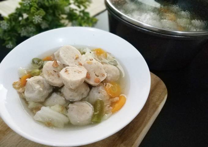 Resep Bakso  Ayam  Kenyal Tanpa Baking  Powder  Sayur Sop 