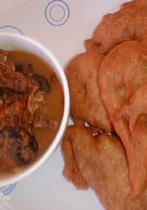 A picture of Wheat pancake(fankasu).