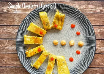 Cara Memasak Cepat Simple Omelette! (less oil) Sedap Nikmat