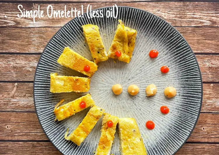 Cara Memasak Cepat Simple Omelette! (less oil) Sedap Nikmat