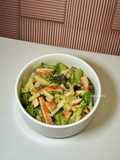 Pasta and chicken salad