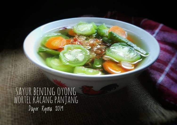 Sayur Bening Oyong Wortel Kacang Panjang