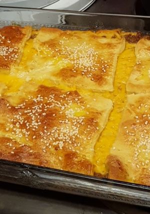 A picture of Cheeseburger Casserole.