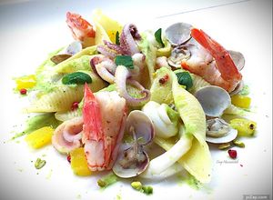 Foto di Conchiglioni con Crema di Zucchine e Pesce
