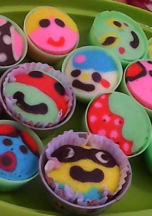 Foto resep Bolu kukus karakter