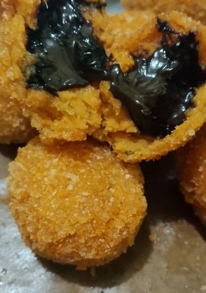 Foto resep Bola2 Ubi Krispy isi coklat