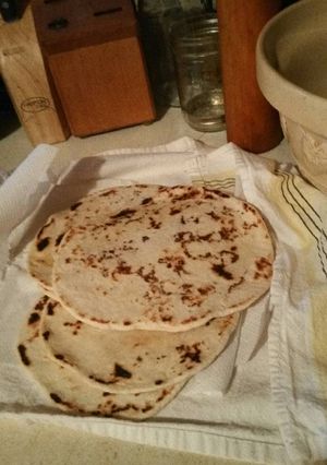 A picture of Homemade Tortillas.