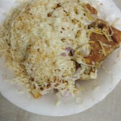 Samosa chat A picture of Samosa chat.