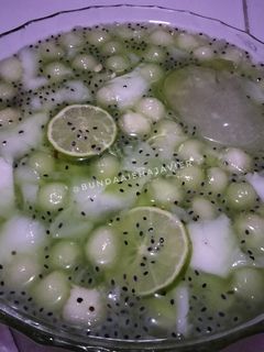 Foto resep Es Kuwut MeSih (Melon Selasih)