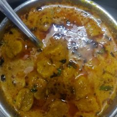 A picture of Yummy gatta sabji.