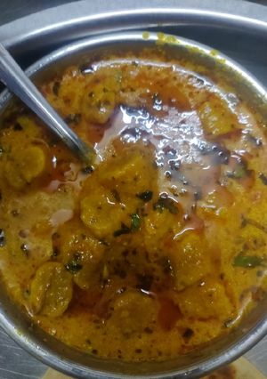A picture of Yummy gatta sabji.