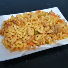 A picture of Chicken macaroni.