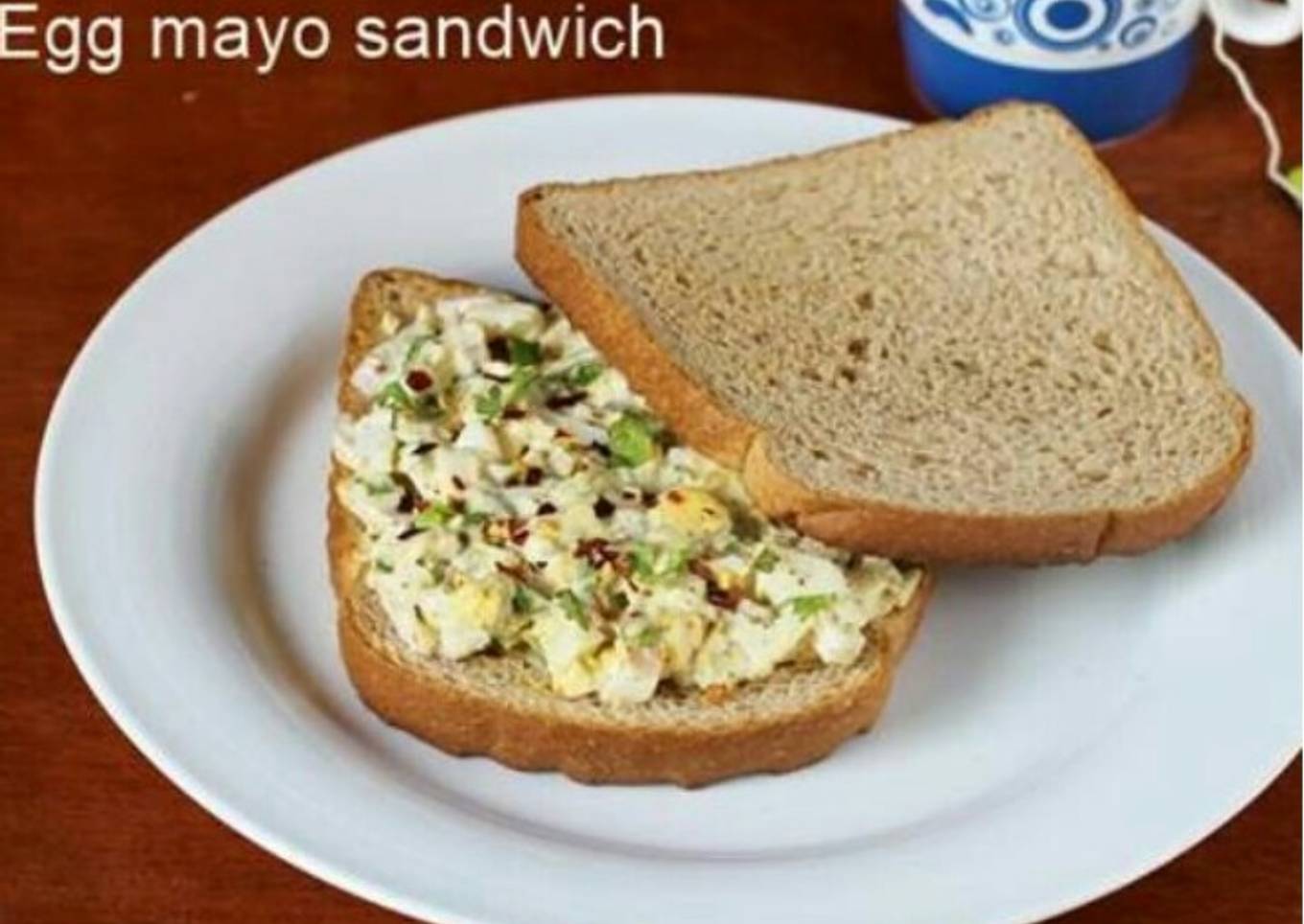 Egg mayonnaise sandwich