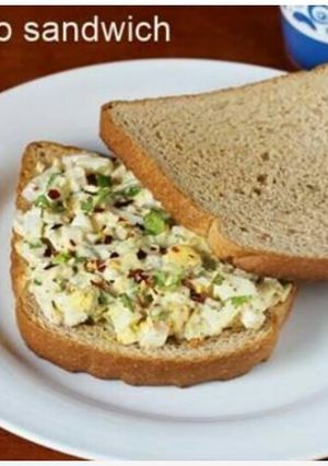 A picture of Egg mayonnaise sandwich.
