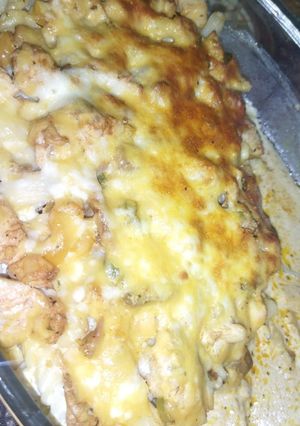 صورة لوصفة معكرونة بالدجاج 😋
