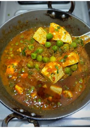 A picture of Matar Paneer 📌.
