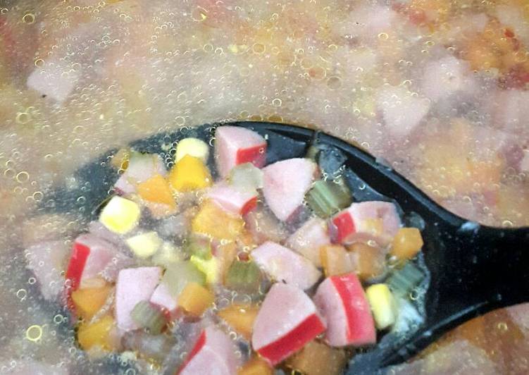 How to Prepare Appetizing Sup Jagung Sosis