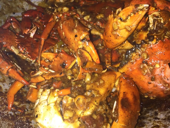 Langkah Mudah untuk Menyiapkan Resep Kepiting Lada hitam yang Sempurna Anti Ribet, Mantap Sekali