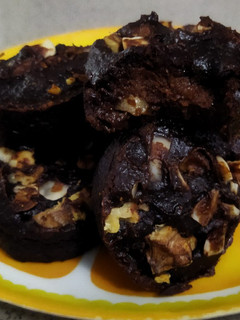 Una foto de Brownies sin harina