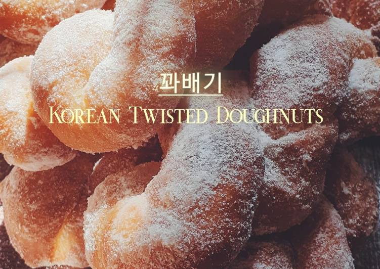 Bagaimana Menyiapkan (꽈배기) Korean Twisted Donut | Donat Korea, Lezat Sekali
