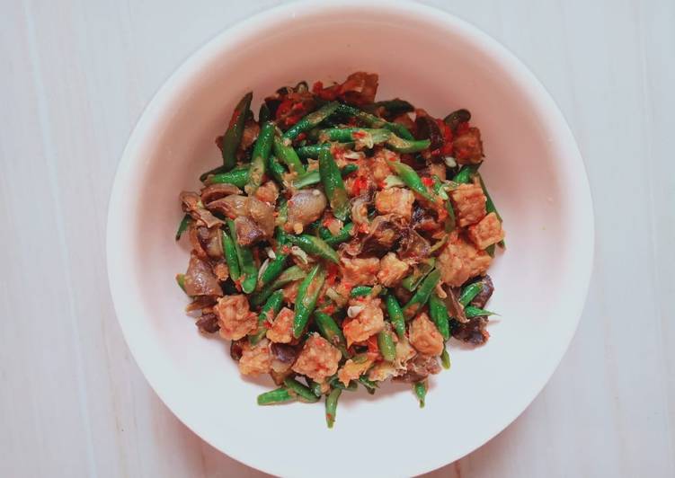 5. Sayur kacang mix ampela & tempe