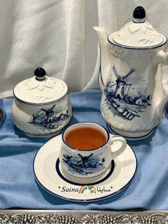 عکسی از دستور دمنوش (قهوه) هسته خرما☕️ Date seed powder tea