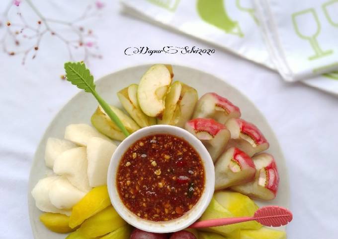 Rujak Coel Bumbu Kacang