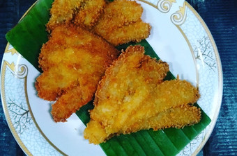Anti Ribet, Membuat Pisang goreng kipas krispi Enak Dan Mudah