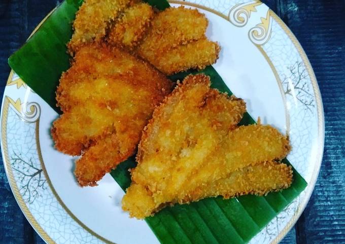 Pisang goreng kipas krispi