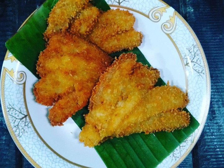 Anti Ribet, Membuat Pisang goreng kipas krispi Enak Dan Mudah