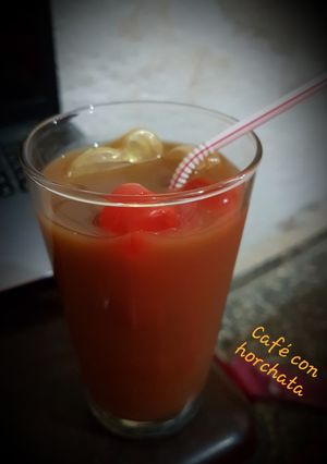 Una foto de Café con horchata