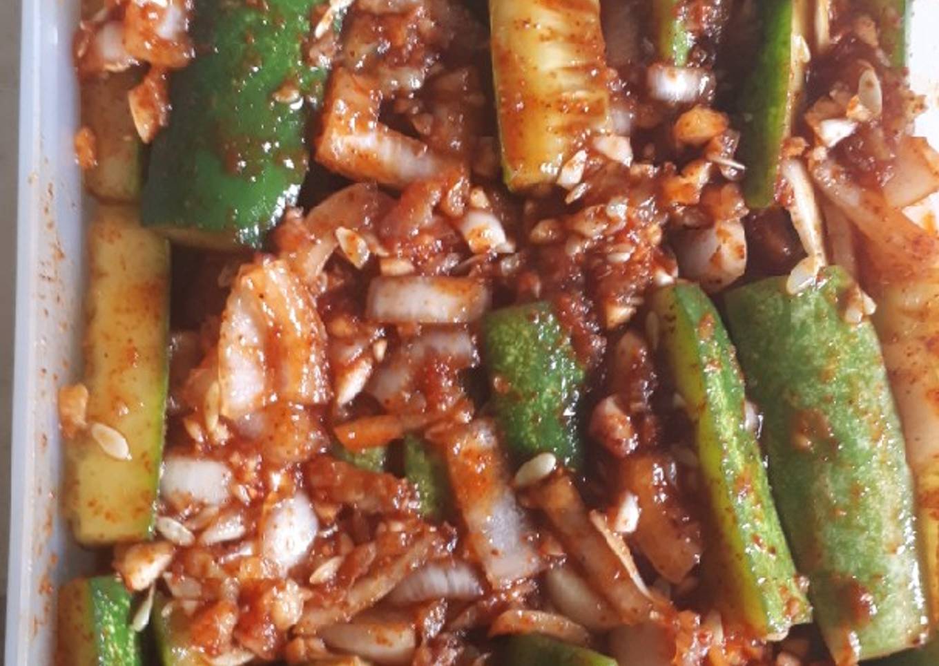 Kimchi Ketimun (Oi Sobagi Kimchi)