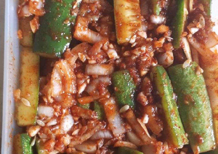 Step-by-Step Guide to Make Award-winning Kimchi Ketimun (Oi Sobagi Kimchi)