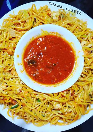 A picture of Chicken Chowmin.