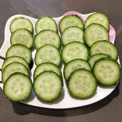 Salted Cucumber Slices A picture of Salted Cucumber Slices.